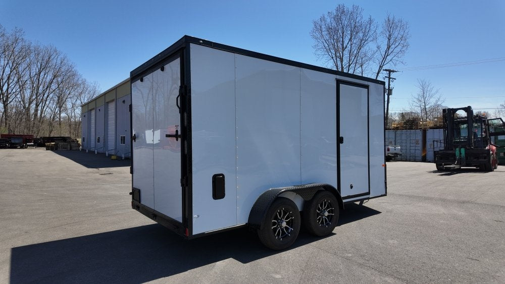 7 x 14 TA Enclosed Trailer - Black Out Package - .080 Polycore - 7' Interior - Enclosed - Stryker Dealership Group