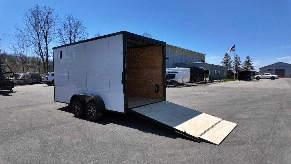 7 x 14 TA Enclosed Trailer - Black Out Package - .080 Polycore - 7' Interior - Enclosed - Stryker Dealership Group