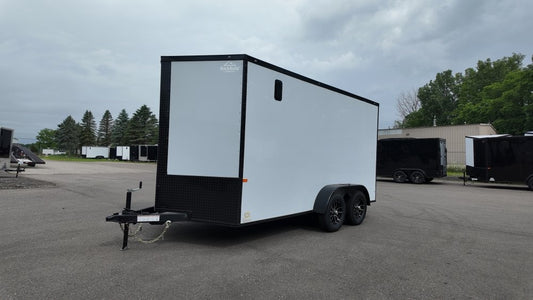 7 x 14 TA Enclosed Trailer - Black Out Package - .080 Polycore - 7' Interior - Enclosed - Stryker Dealership Group