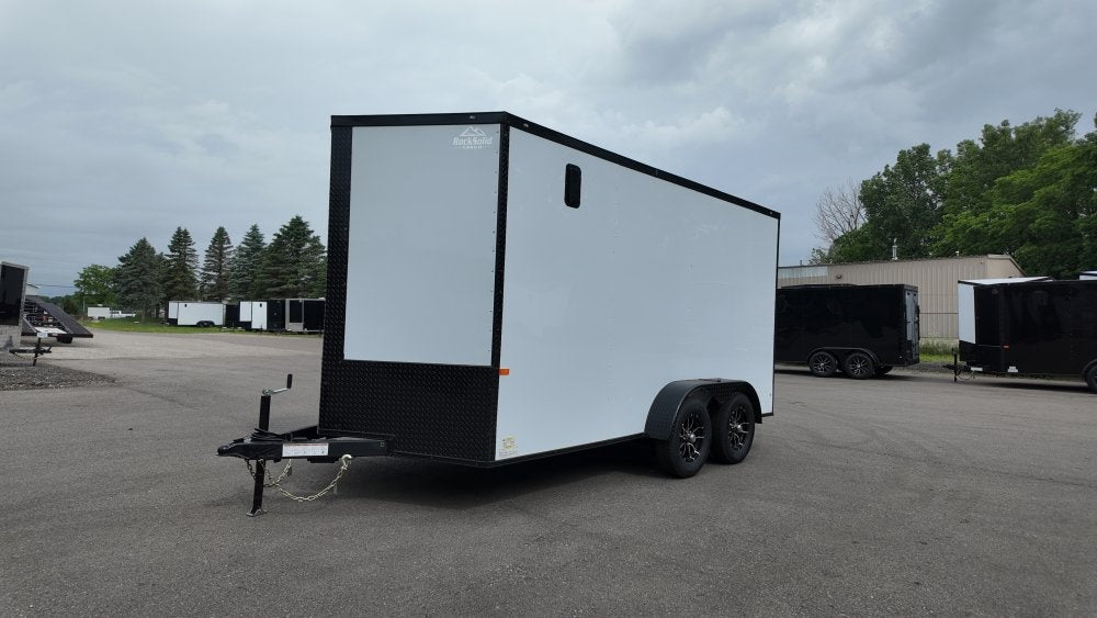 7 x 14 TA Enclosed Trailer - Black Out Package - .080 Polycore - 7' Interior - Enclosed - Stryker Dealership Group
