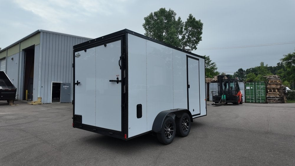 7 x 14 TA Enclosed Trailer - Black Out Package - .080 Polycore - 7' Interior - Enclosed - Stryker Dealership Group