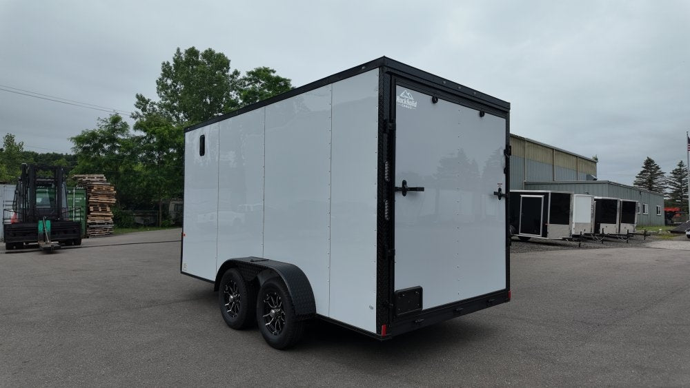 7 x 14 TA Enclosed Trailer - Black Out Package - .080 Polycore - 7' Interior - Enclosed - Stryker Dealership Group