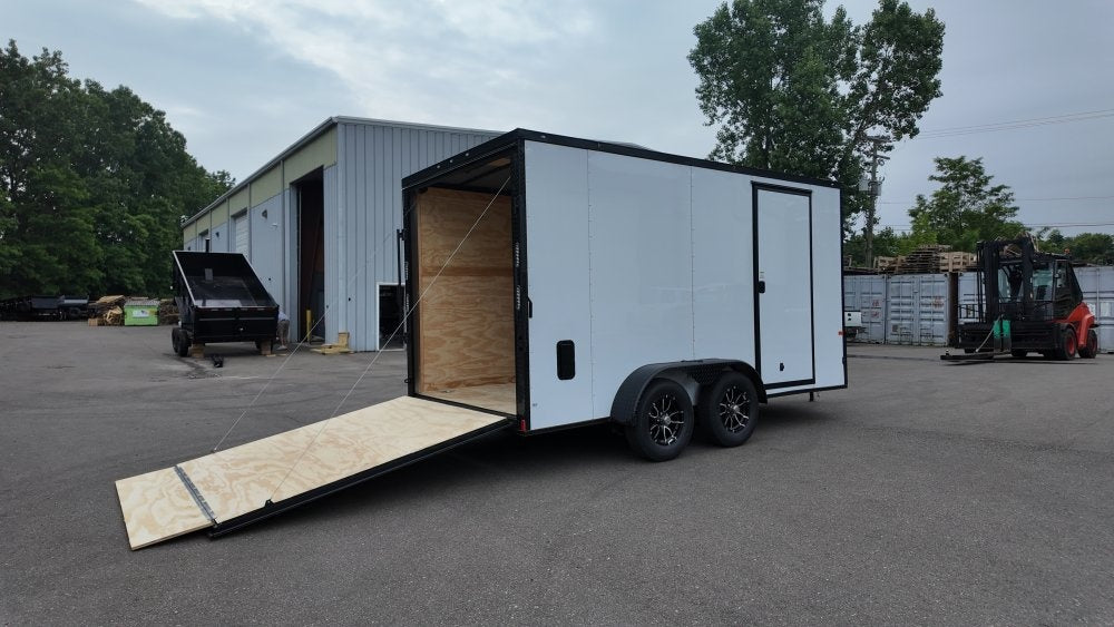 7 x 14 TA Enclosed Trailer - Black Out Package - .080 Polycore - 7' Interior - Enclosed - Stryker Dealership Group