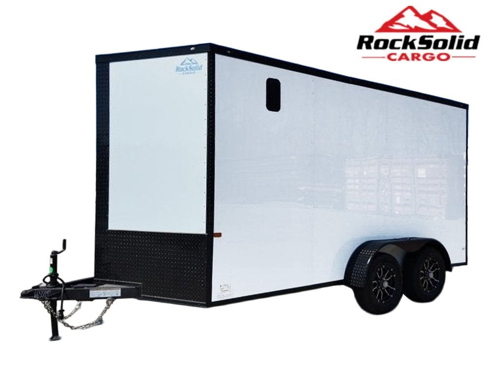7 x 14 TA Enclosed Trailer - Black Out Package - .080 Polycore - 7' Interior - Enclosed - Stryker Dealership Group
