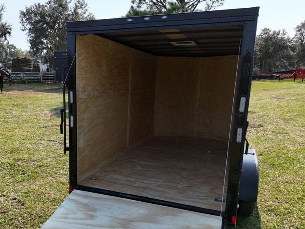 7 x 14 TA Enclosed Trailer - Black Out Package - .080 Polycore - 7' Interior - Enclosed - Stryker Dealership Group