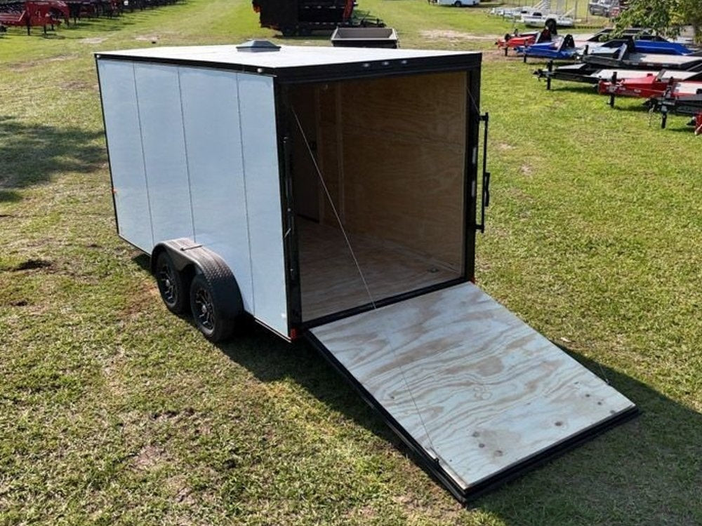 7 x 14 TA Enclosed Trailer - Black Out Package - .080 Polycore - 7' Interior - Enclosed - Stryker Dealership Group