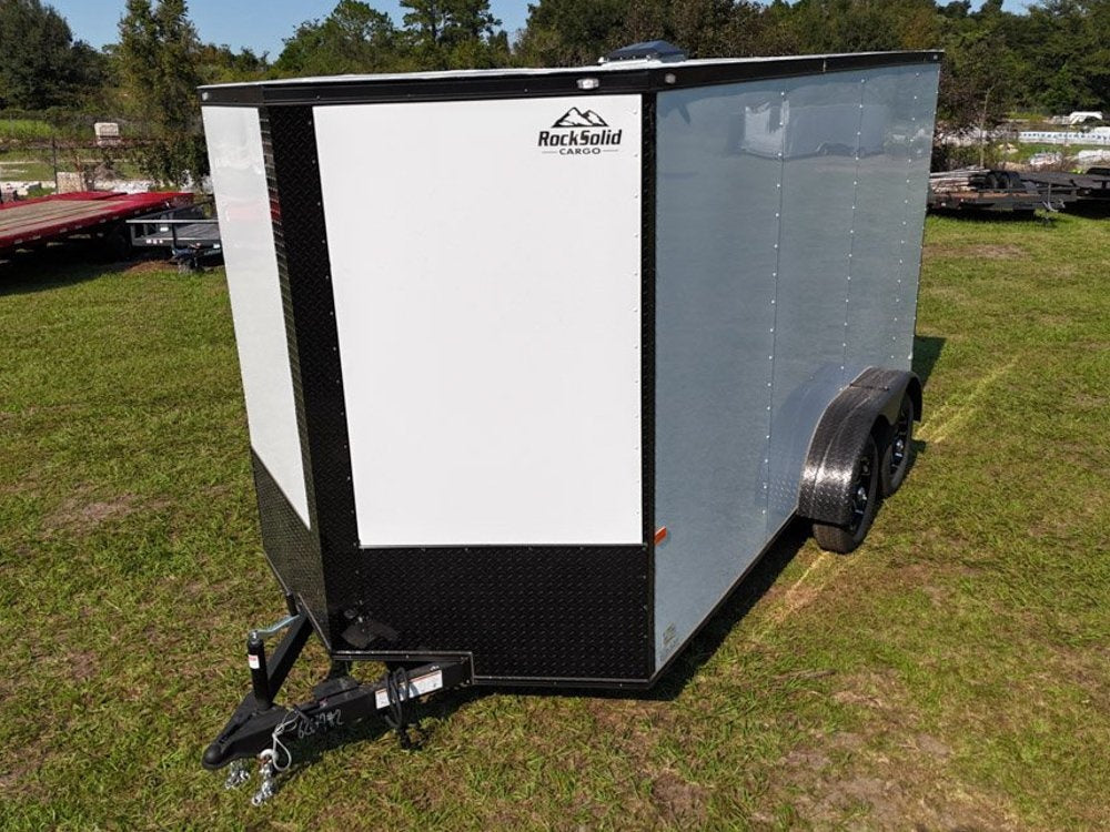 7 x 14 TA Enclosed Trailer - Black Out Package - .080 Polycore - 7' Interior - Enclosed - Stryker Dealership Group