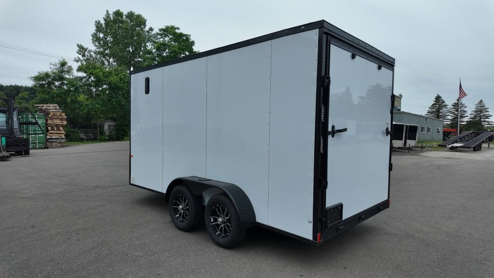 7 x 14 TA Enclosed Trailer - Black Out Package - .080 Polycore - 7' Interior - Enclosed - Stryker Dealership Group