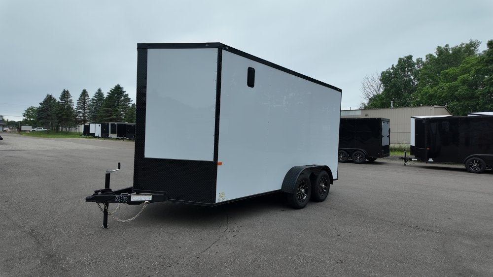 7 x 14 TA Enclosed Trailer - Black Out Package - .080 Polycore - 7' Interior - Enclosed - Stryker Dealership Group