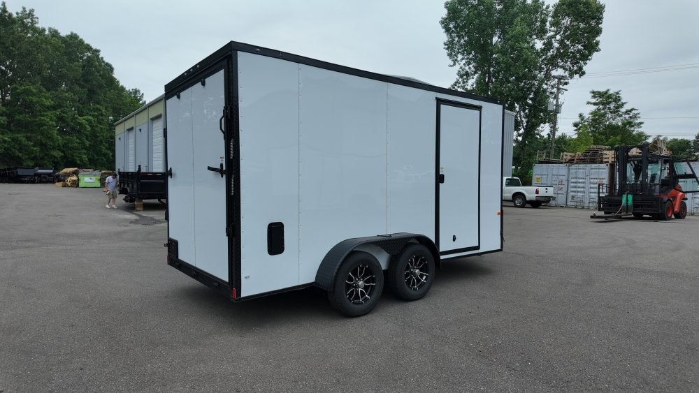 7 x 14 TA Enclosed Trailer - Black Out Package - .080 Polycore - 7' Interior - Enclosed - Stryker Dealership Group