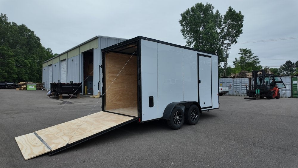 7 x 14 TA Enclosed Trailer - Black Out Package - .080 Polycore - 7' Interior - Enclosed - Stryker Dealership Group