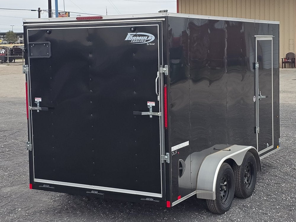 7' x 14' Traverse DLX Flat Top V Nose (2) - 3500 lb Axle - Enclosed - Stryker Dealership Group