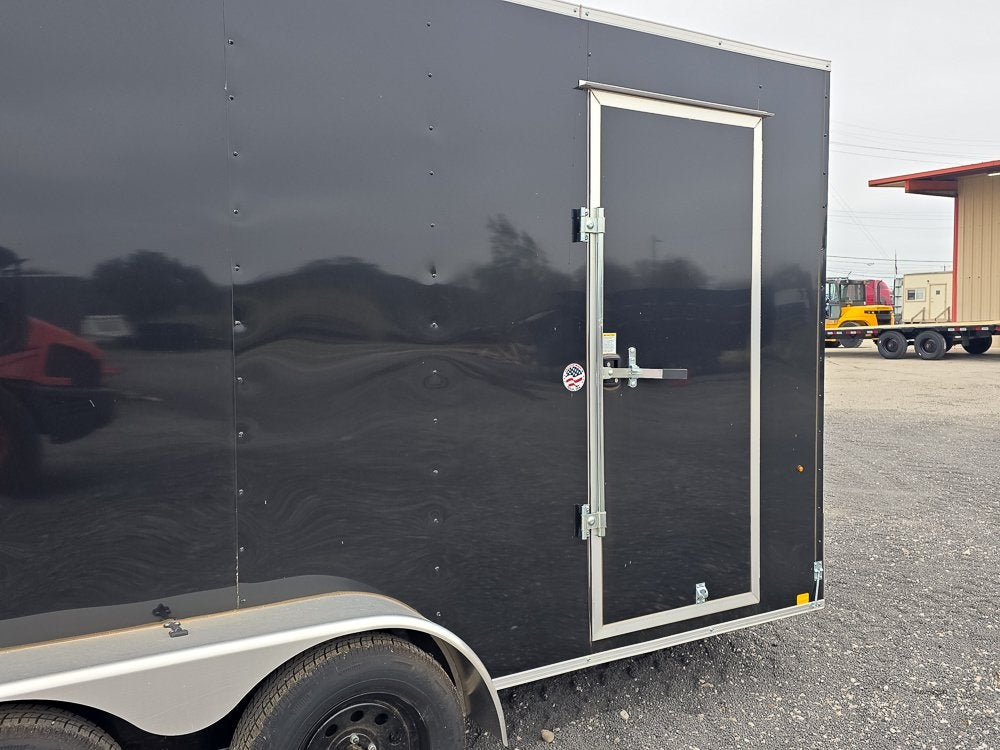 7' x 14' Traverse DLX Flat Top V Nose (2) - 3500 lb Axle - Enclosed - Stryker Dealership Group