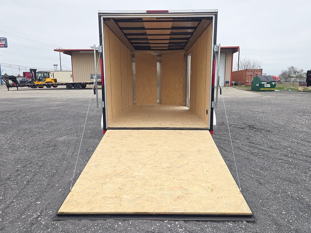 7' x 14' Traverse DLX Flat Top V Nose (2) - 3500 lb Axle - Enclosed - Stryker Dealership Group