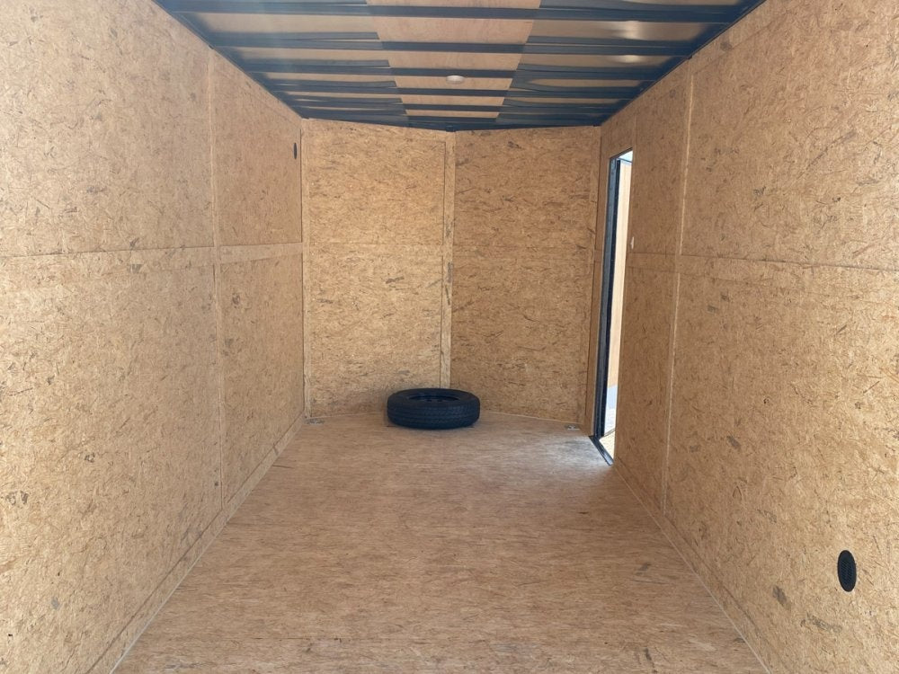 7 x 16 Journey SE Flat Top Sloped V Nose (2) 3500 lbs Axles - Enclosed - Stryker Dealership Group