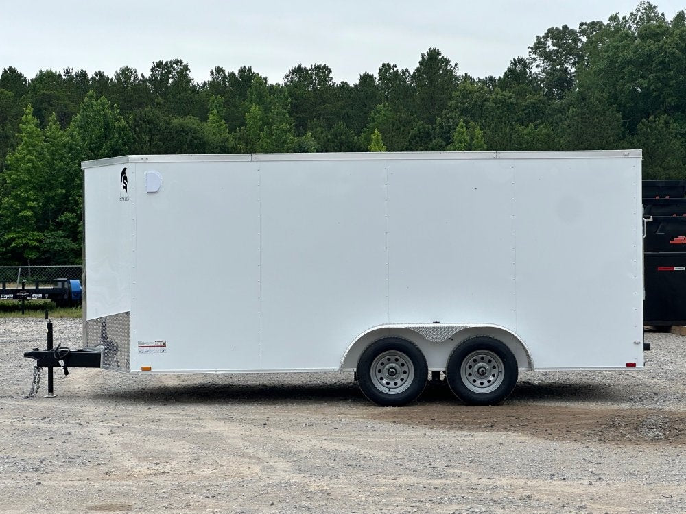 7 x 16 Spartan Avenger Series TA (2) 3.5k Axles 84" Interior Height + UTV Steel Package - Enclosed - Stryker Dealership Group
