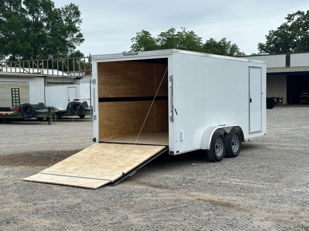 7 x 16 Spartan Avenger Series TA (2) 3.5k Axles 84" Interior Height + UTV Steel Package - Enclosed - Stryker Dealership Group