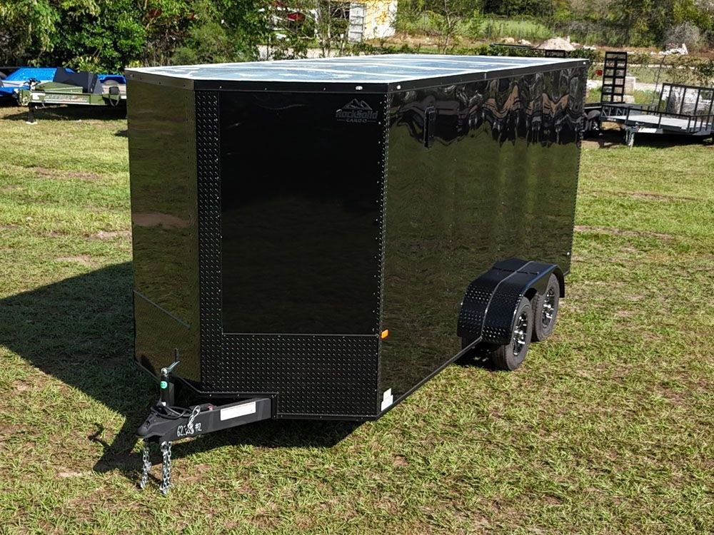 7 x 16 TA Enclosed Trailer - Black Out Package - .080 Polycore - 7' Interior - Enclosed - Stryker Dealership Group