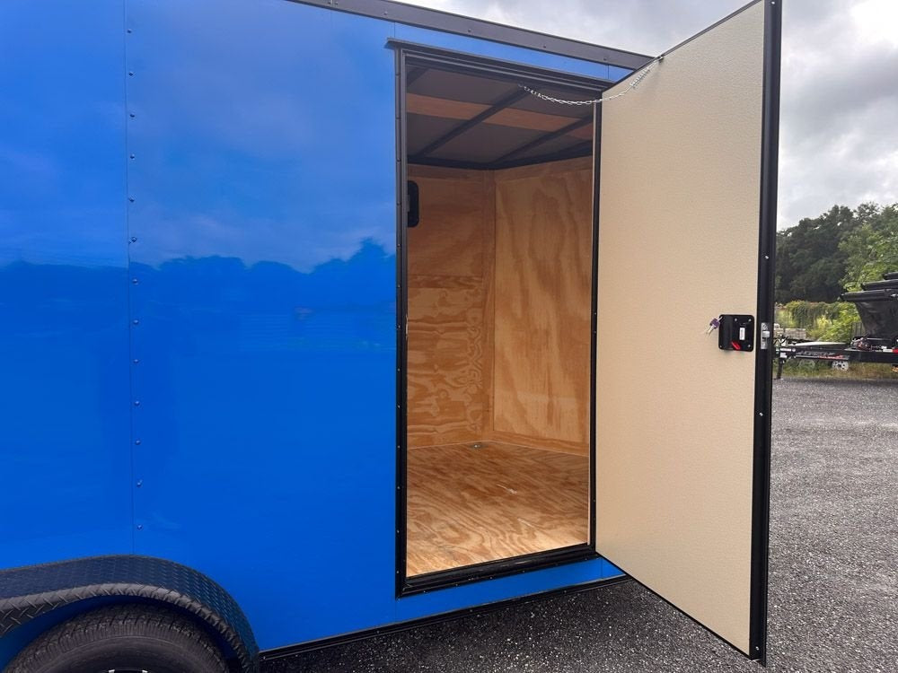 7 x 16 TA Enclosed Trailer - Black Out Package - .080 Polycore - 7' Interior - Enclosed - Stryker Dealership Group