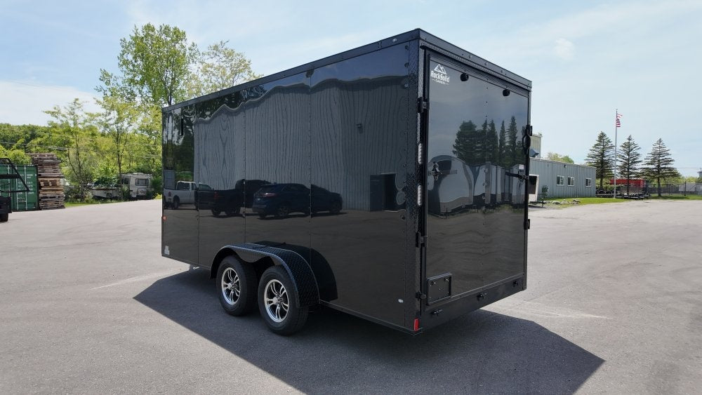 7 x 16 TA Enclosed Trailer - Black Out Package - .080 Polycore - 7' Interior - Enclosed - Stryker Dealership Group