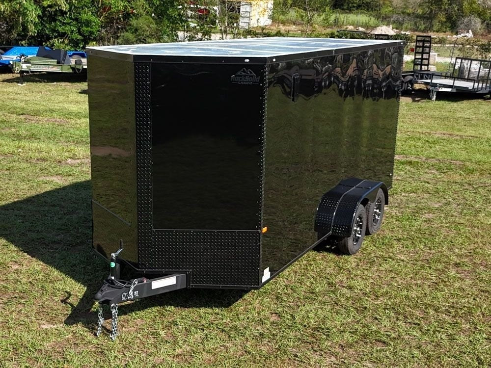 7 x 16 TA Enclosed Trailer - Black Out Package - .080 Polycore - 7' Interior - Enclosed/Enclosed - Stryker Dealership Group
