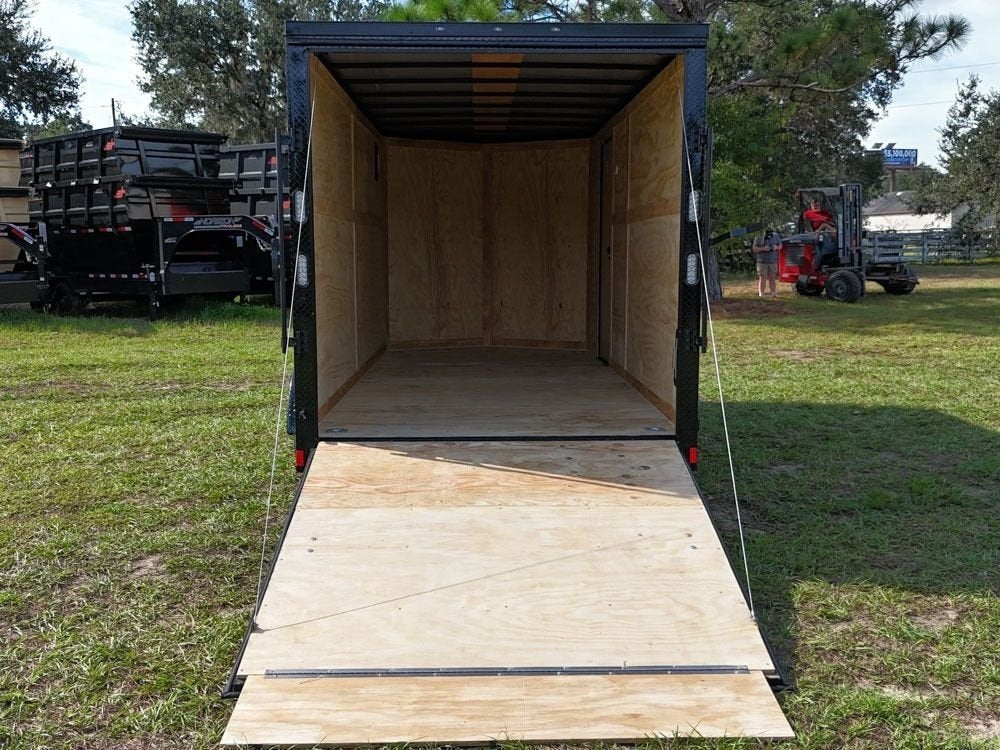 7 x 16 TA Enclosed Trailer - Black Out Package - .080 Polycore - 7' Interior - Enclosed/Enclosed - Stryker Dealership Group