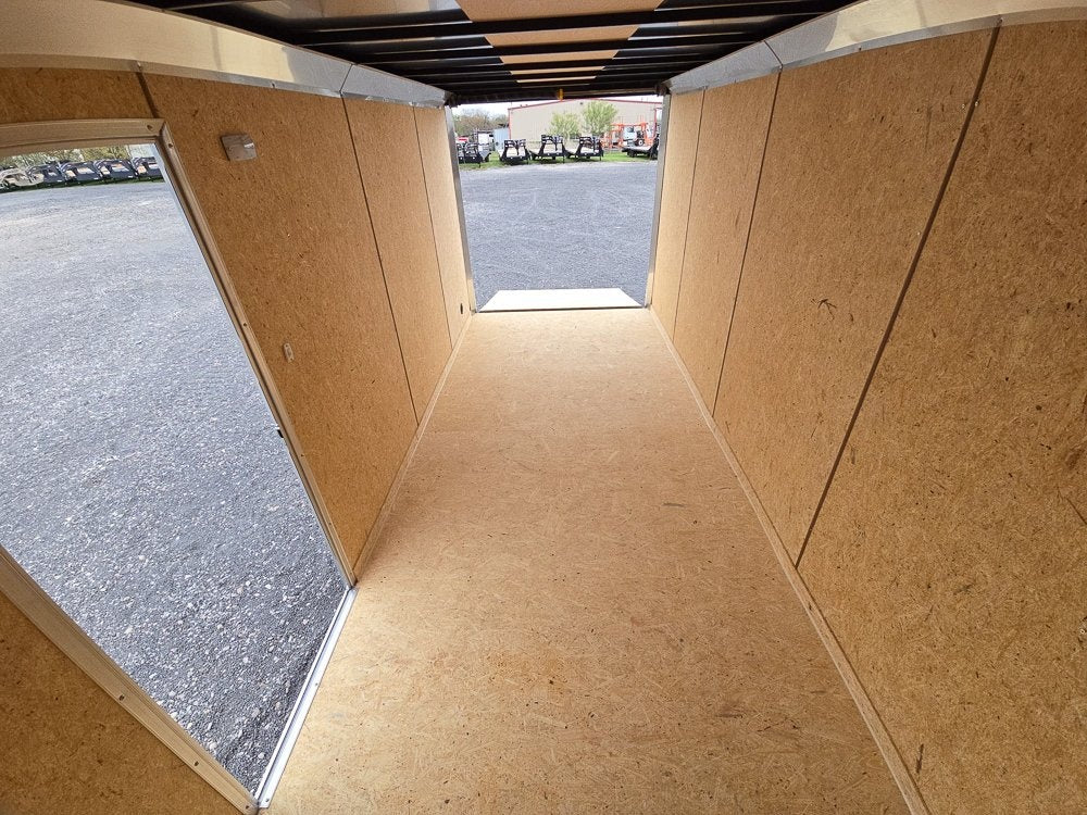 7' x 16' Traverse DLX Flat Top V Nose (2) - 3500 lb Axle - Enclosed - Stryker Dealership Group