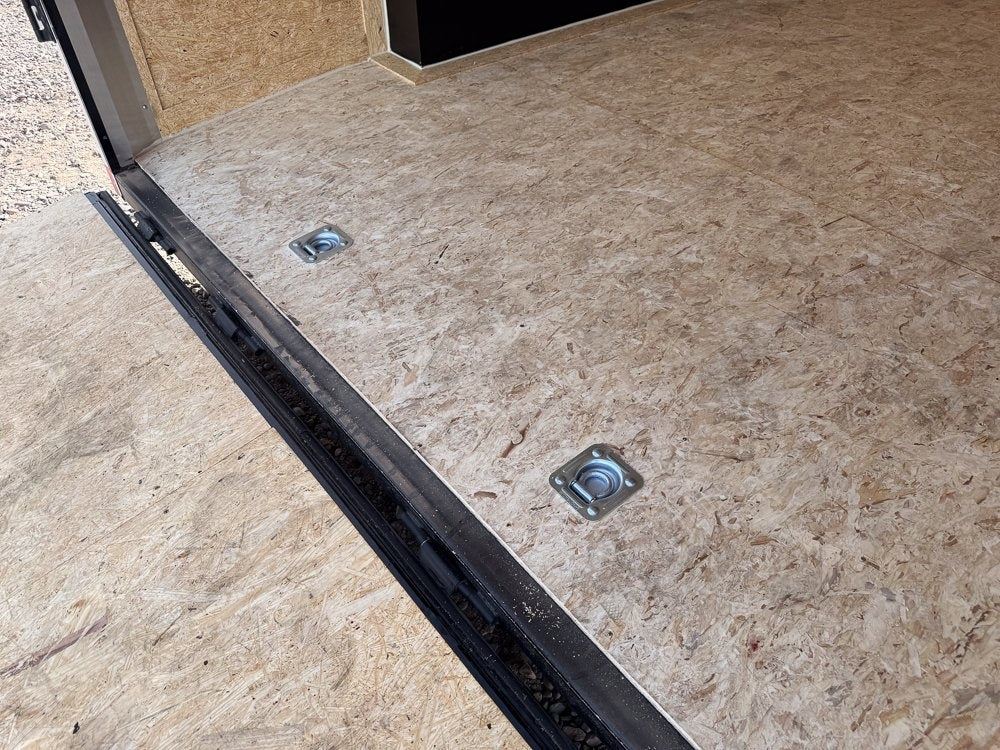 8.5 x 16 Outback DLX Flat Top V Nose Car Hauler (2) - 3500 lbs Axles - Enclosed - Stryker Dealership Group