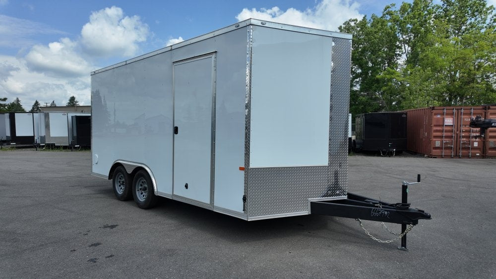 8.5 x 16 TA Enclosed Trailer - (2) .080 Polycore - Semi Screwless - Enclosed - Stryker Dealership Group