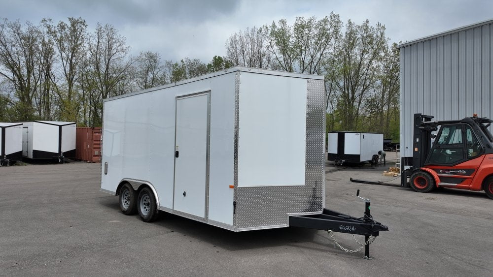 8.5 x 16 TA Enclosed Trailer - (2) .080 Polycore - Semi Screwless - Enclosed - Stryker Dealership Group