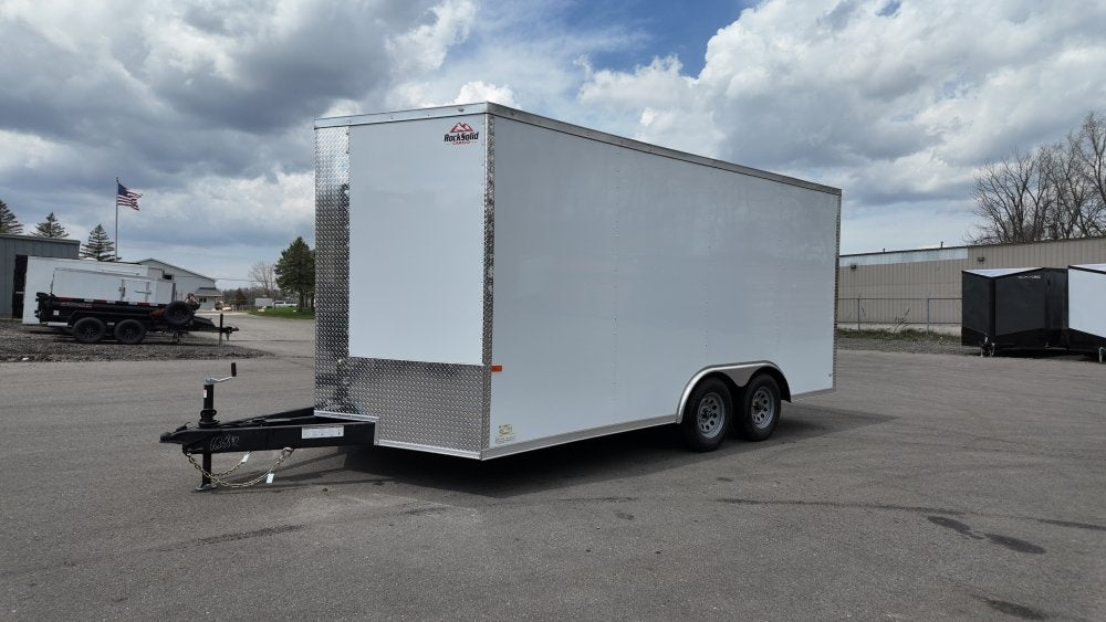 8.5 x 16 TA Enclosed Trailer - (2) 3500lb Axles - .080 Polycore - Semi-Screwless - Enclosed - Stryker Dealership Group