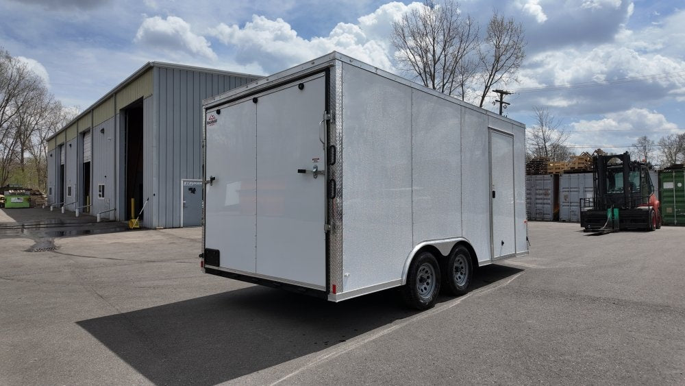 8.5 x 16 TA Enclosed Trailer - (2) 3500lb Axles - .080 Polycore - Semi-Screwless - Enclosed - Stryker Dealership Group