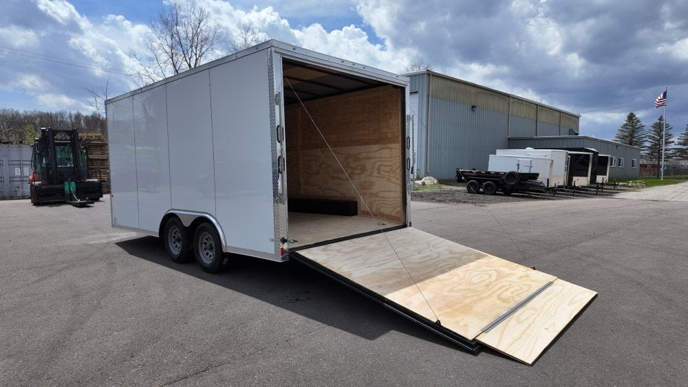8.5 x 16 TA Enclosed Trailer - (2) 3500lb Axles - .080 Polycore - Semi-Screwless - Enclosed - Stryker Dealership Group