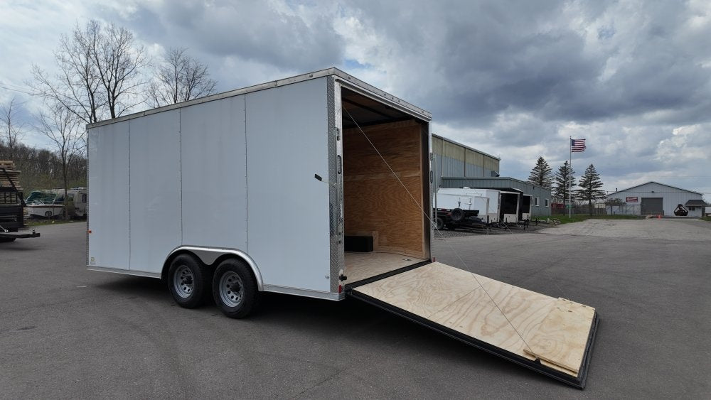 8.5 x 16 TA Enclosed Trailer - (2) 5200lb Axles - .080 Polycore - Semi-Screwless - Enclosed - Stryker Dealership Group