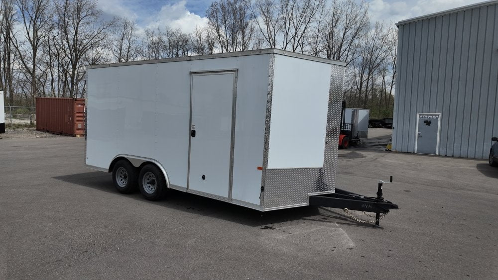 8.5 x 16 TA Enclosed Trailer - (2) 5200lb Axles - .080 Polycore - Semi-Screwless - Enclosed - Stryker Dealership Group