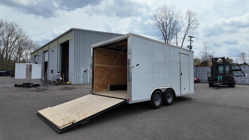 8.5 x 16 TA Enclosed Trailer - (2) 5200lb Axles - .080 Polycore - Semi-Screwless - Enclosed - Stryker Dealership Group