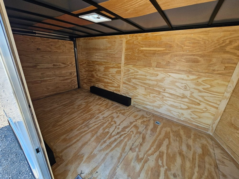 8.5 x 16 TA Poly/Semi-screw/6" add/60" TTT/Dual tail lights Eclosed Trailer - Enclosed - Stryker Dealership Group