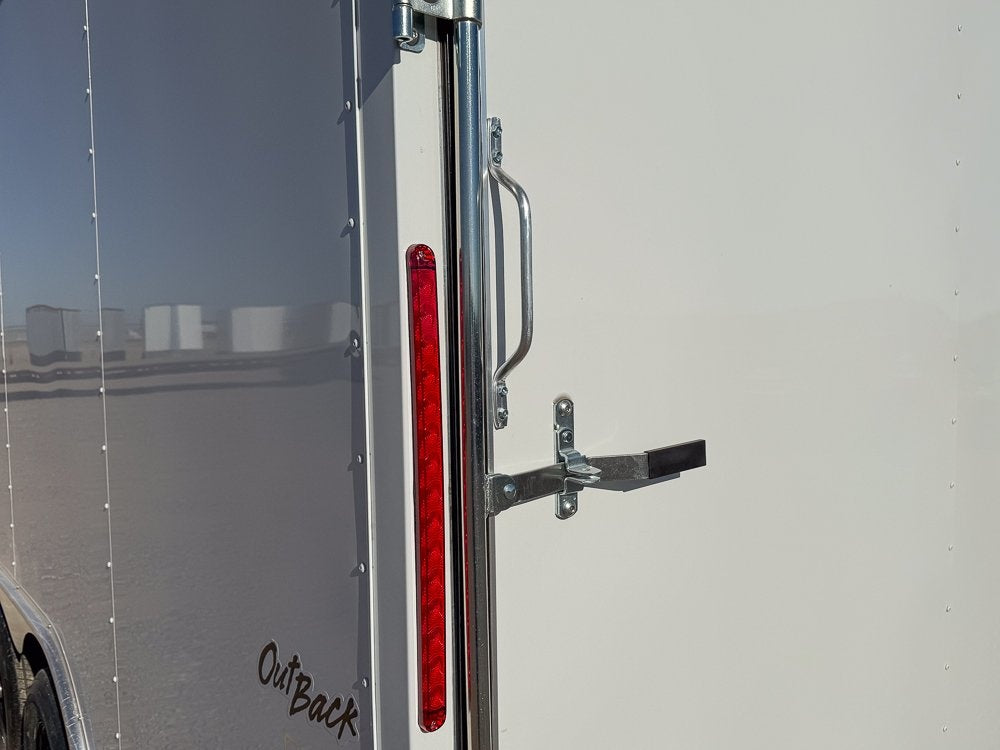 8.5 x 20 Outback DLX Flat Top V Nose Car Hauler 10k (2) - 5200 lbs Axles - Enclosed - Stryker Dealership Group