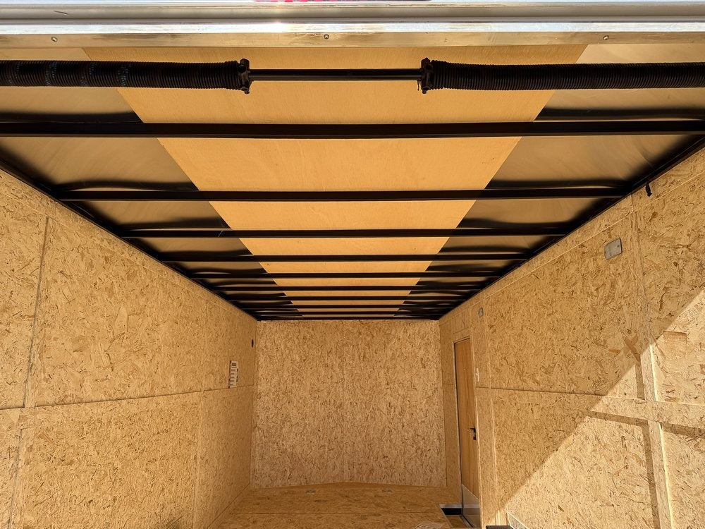 8.5 x 20 Outback DLX Flat Top V Nose Car Hauler 10k (2) - 5200 lbs Axles - Enclosed - Stryker Dealership Group