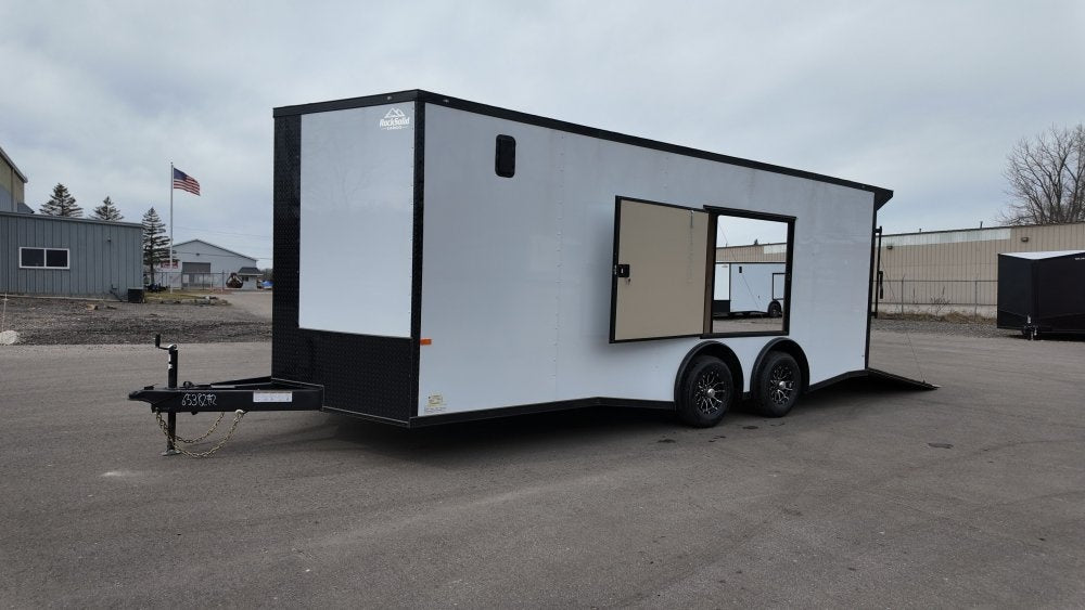 8.5 x 20 TA Enclosed Race Trailer - (2) 5200lb Axles - Black Out Package - .080 Polycore - Enclosed - Stryker Dealership Group