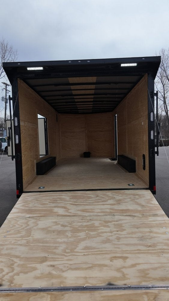 8.5 x 20 TA Enclosed Race Trailer - (2) 5200lb Axles - Black Out Package - .080 Polycore - Enclosed - Stryker Dealership Group