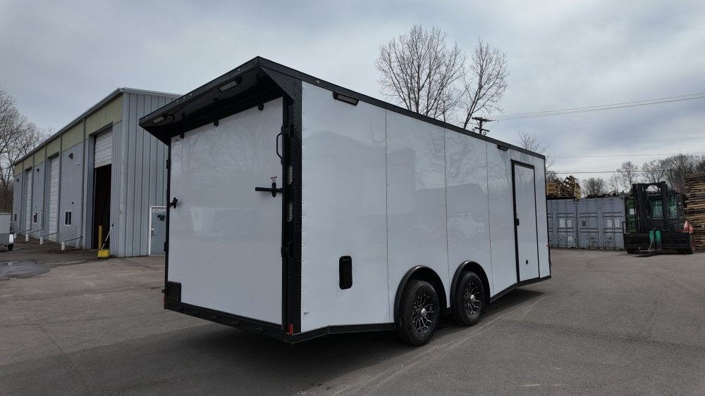 8.5 x 20 TA Enclosed Race Trailer - (2) 5200lb Axles - Black Out Package - .080 Polycore - Enclosed - Stryker Dealership Group