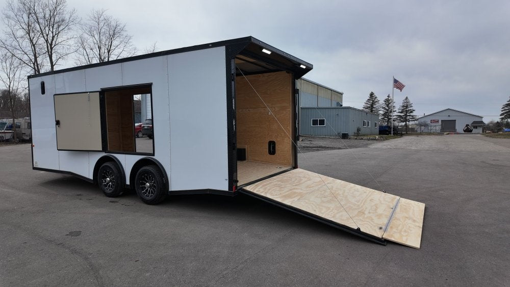 8.5 x 20 TA Enclosed Race Trailer - (2) 5200lb Axles - Black Out Package - .080 Polycore - Enclosed - Stryker Dealership Group