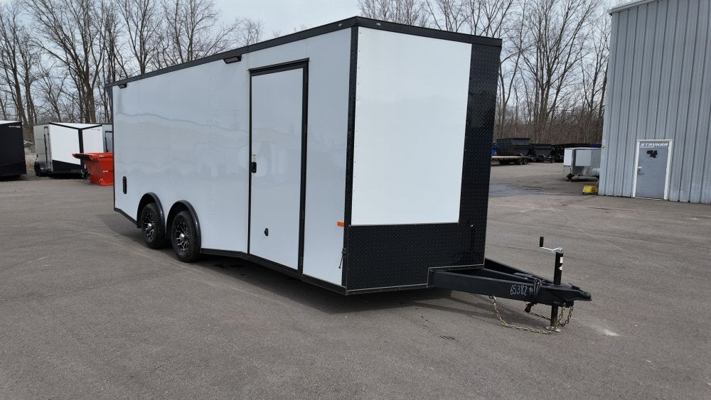 8.5 x 20 TA Enclosed Race Trailer - (2) 5200lb Axles - Black Out Package - .080 Polycore - Enclosed - Stryker Dealership Group