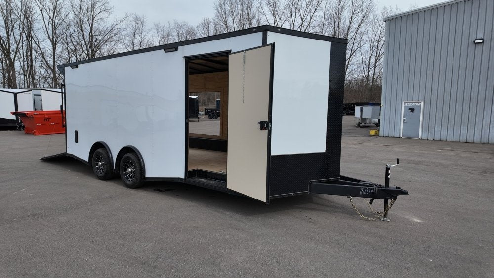 8.5 x 20 TA Enclosed Race Trailer - (2) 5200lb Axles - Black Out Package - .080 Polycore - Enclosed - Stryker Dealership Group