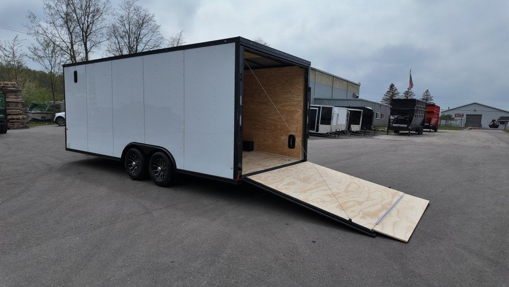 8.5 x 20 TA Enclosed Trailer - (2) 5200lb Axles - Black Out Package - .080 Polycore - Enclosed - Stryker Dealership Group