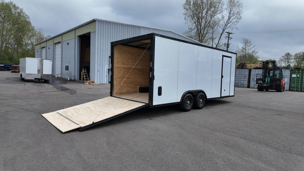 8.5 x 20 TA Enclosed Trailer - (2) 5200lb Axles - Black Out Package - .080 Polycore - Enclosed - Stryker Dealership Group
