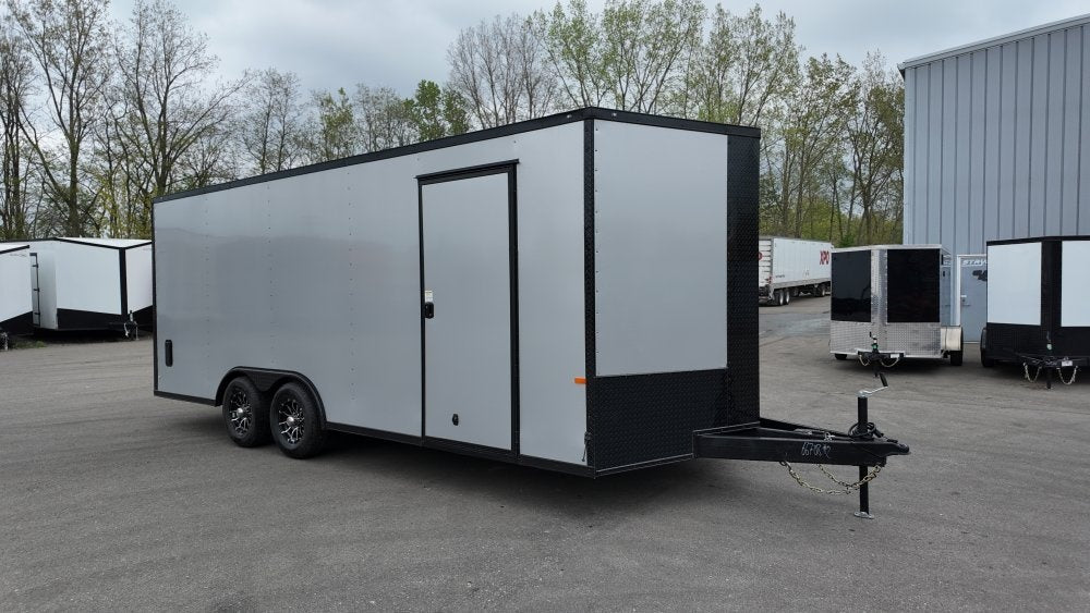 8.5 x 20 TA Enclosed Trailer - (2) 5200lb Axles - Black Out Package - .080 Polycore - Enclosed - Stryker Dealership Group