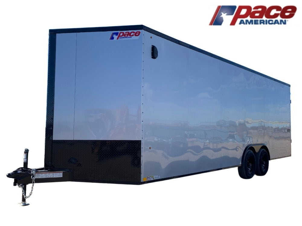 8.5 x 24 Journey SE Flat Top Sloped V Nose Car Hauler (2) 5200 lbs Axles - Enclosed - Stryker Dealership Group