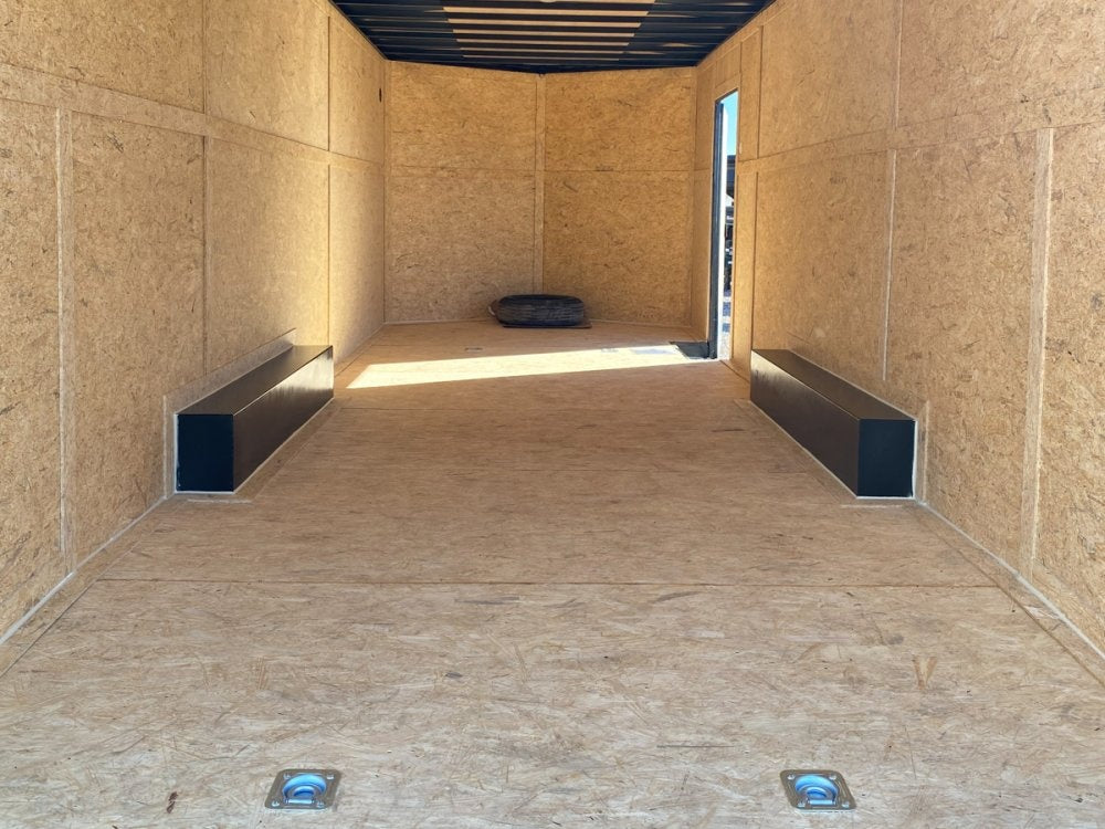 8.5 x 24 Journey SE Flat Top Sloped V Nose Car Hauler (2) 5200 lbs Axles - Enclosed - Stryker Dealership Group